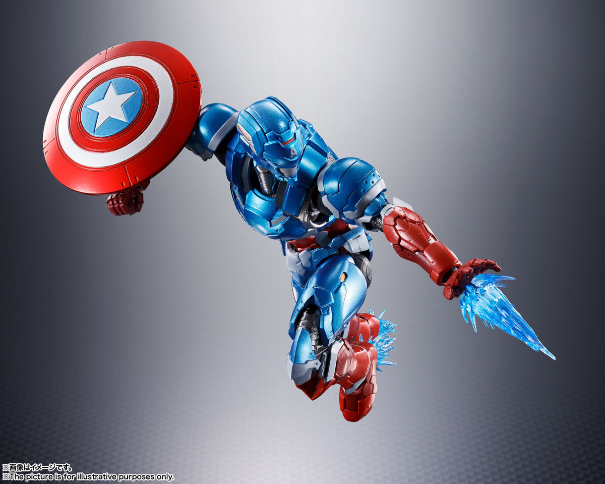 BANDAI Spirits Captain America (Tech-On Avengers) Tech-On Avengers, Bandai Spirits S.H.Figuarts - P-REX Hobby
