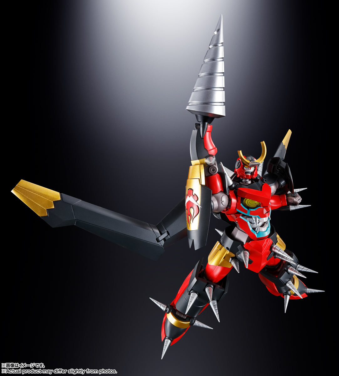 BANDAI Spirits GX-107 Gurren Lagann & Giga Drill Set "Tengen Toppa Gurren Lagann", TAMASHII NATIONS Soul of Chogokin(4573102657572)