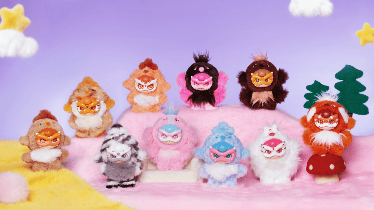 Mochi Little Monster Series Plush Charm Blind Box (Box of 8)