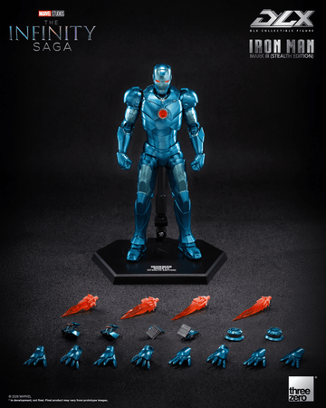 Marvel Studios: The Infinity Saga - DLX Iron Man Mark 3 (Stealth Edition) | 4895250821842