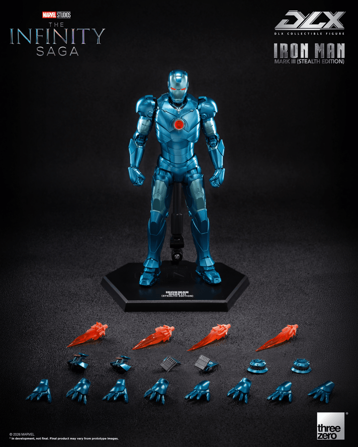 Marvel Studios: The Infinity Saga - DLX Iron Man Mark 3 (Stealth Edition) | 4895250821842