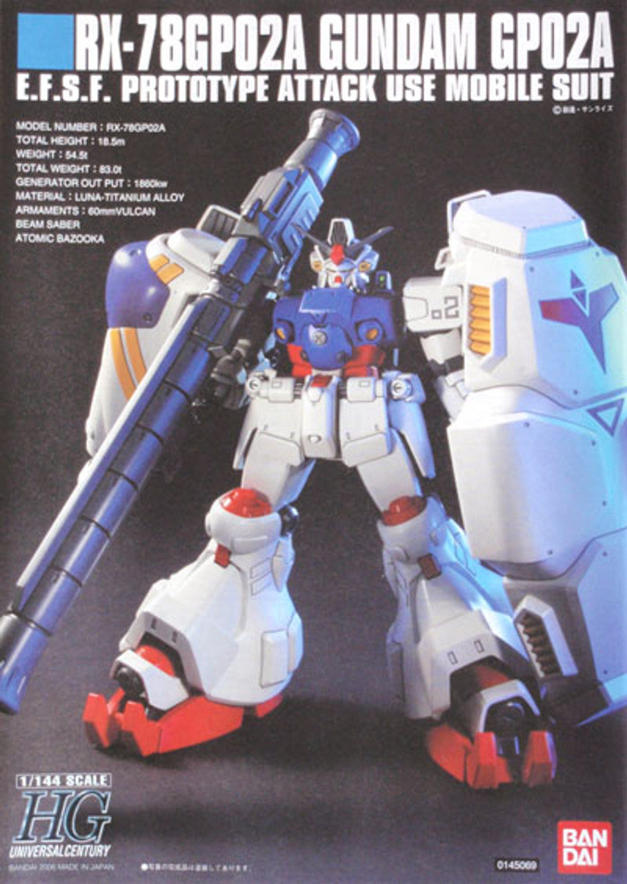 HGUC 1/144 #66 Gundam GP-02A | 4573102557193
