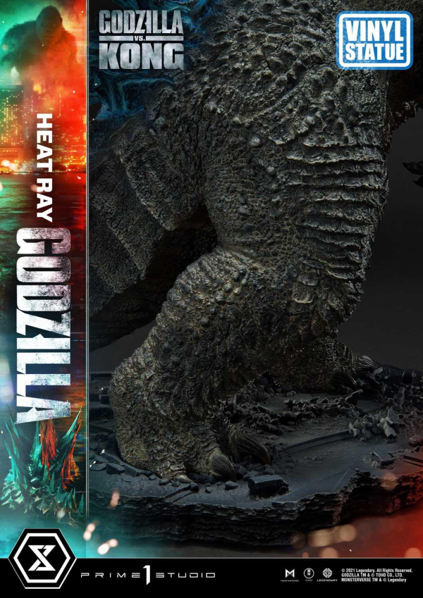 Prime 1 Studio Ultimate Diorama Masterline Godzilla vs Kong (Film) Heat Ray Godzilla Vinyl Statue(4580708037981)(4580708037981)