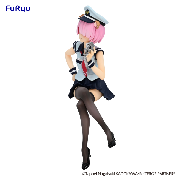 FURYU Corporation Re:ZERO -Starting Life in Another World-　Noodle Stopper Figure -Ram Police Officer Cap with Dog Ears- | 4582655070172