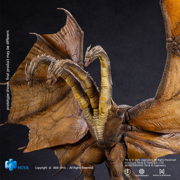 HIYA TOYS Exquisite Basic Series None Scale 10 Inch Godzilla King of the Monsters King Ghidorah 2.0(6957534205088)(6957534205088)