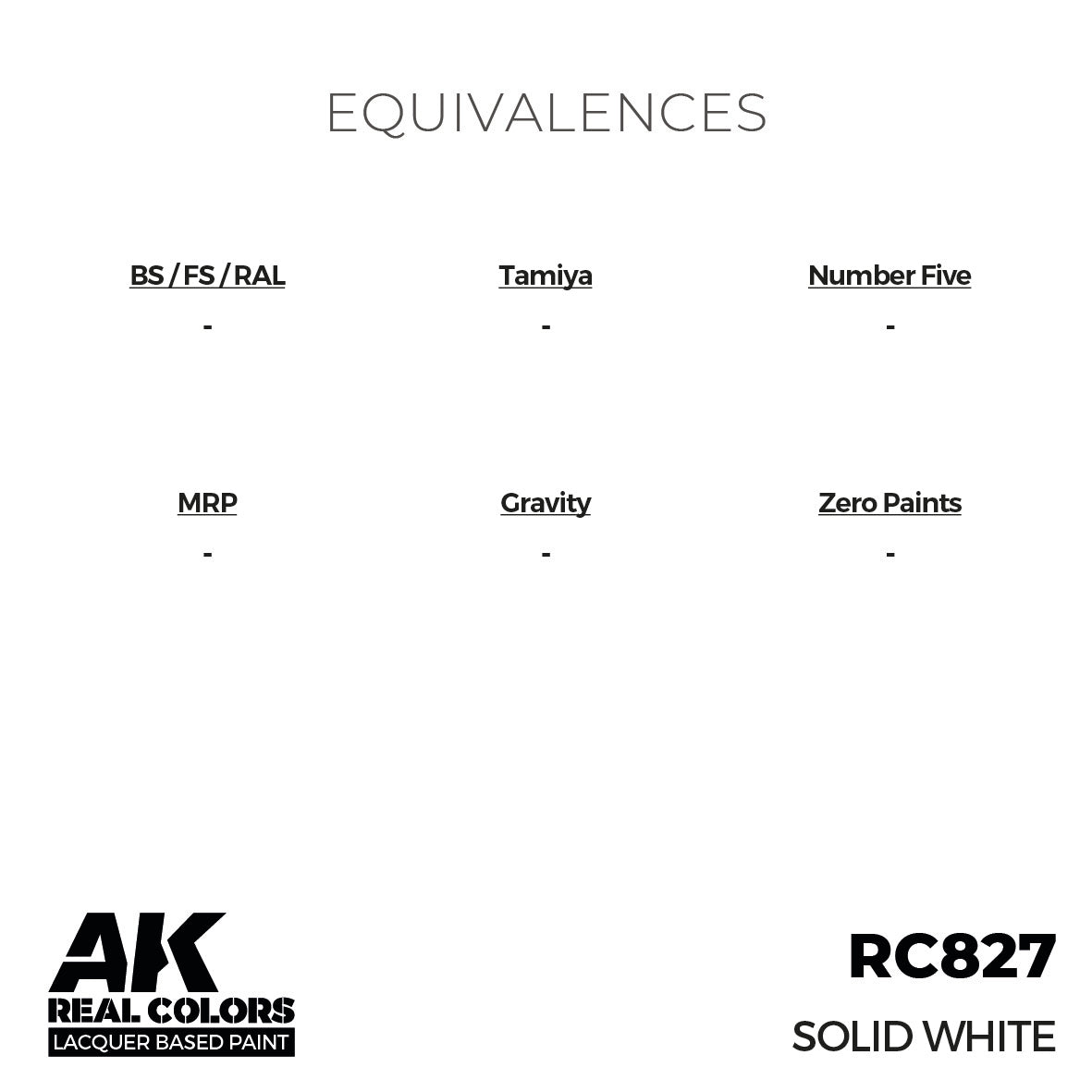AK Interactive Real Colors Solid White 17 ml. | 8435568335806