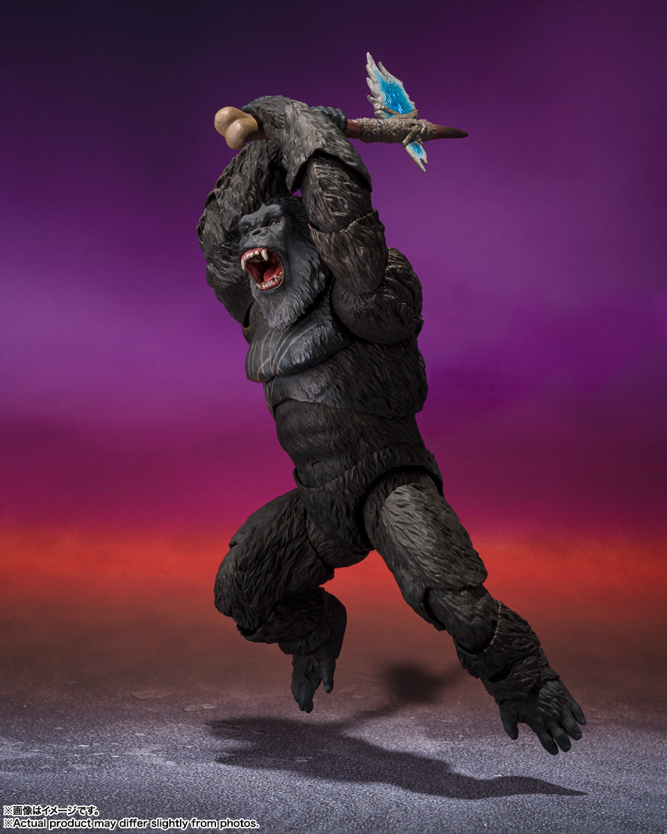 BANDAI Tamashii KONG FROM GODZILLA x KONG: THE NEW EMPIRE [2024], TAMASHII NATIONS S.H.MonsterArts(4573102660459)