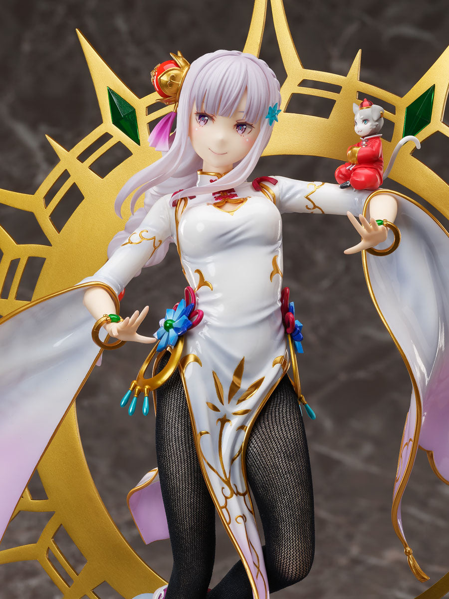 FURYU Corporation Re:ZERO -Starting Life in Another World- Emilia China Dress ver. 1/7 Scale Figure | 4589584957482
