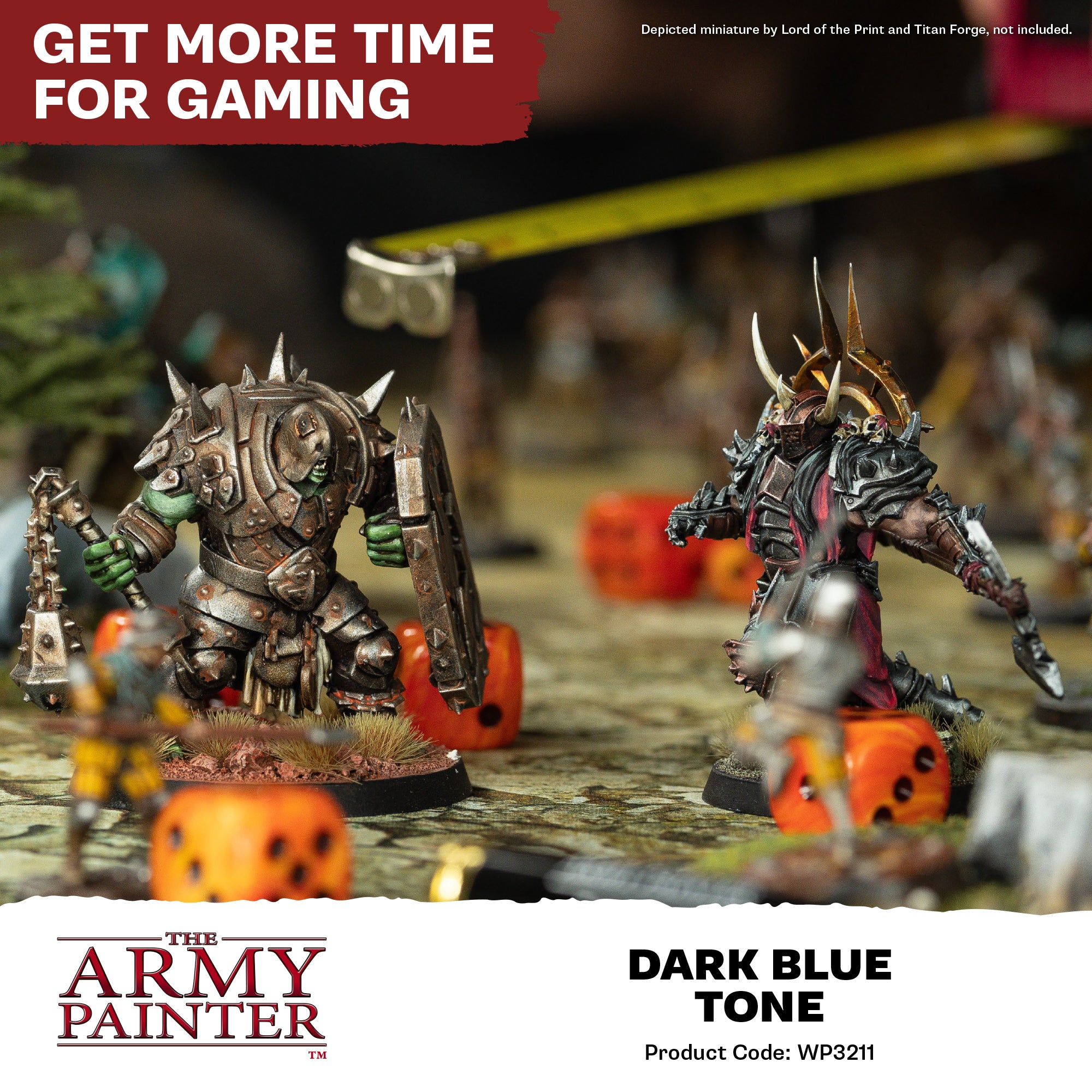 Army Painter Warpaints Fanatic Wash, Dark Blue Tone