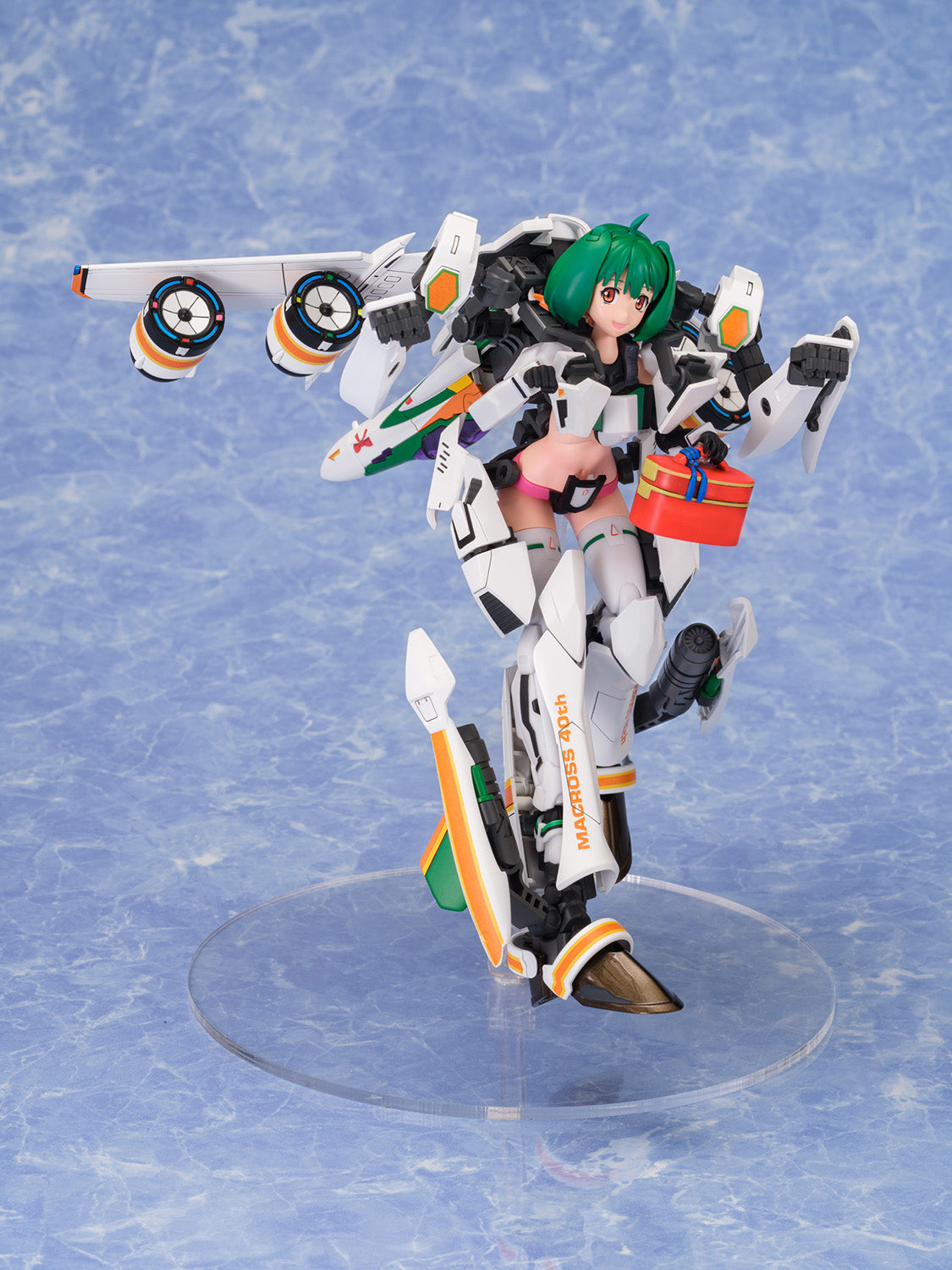 Aoshima V.F.G. Macross F VF-25F Messiah Ranka Lee Macross 40th Anniversary(4905083064252)