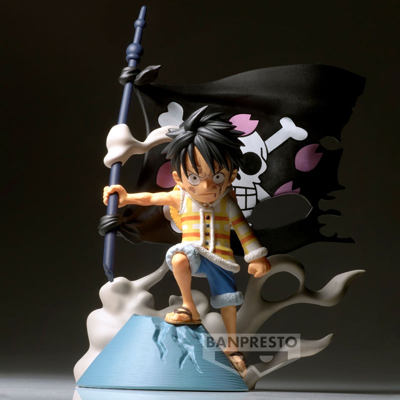 Bandai World Collectable Figure Log Stories - Monkey D. Luffy "One Piece"