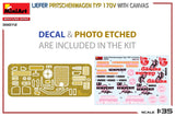 MiniArt 1/35 Liefer Pritschenwagen Typ 170V with Canvas