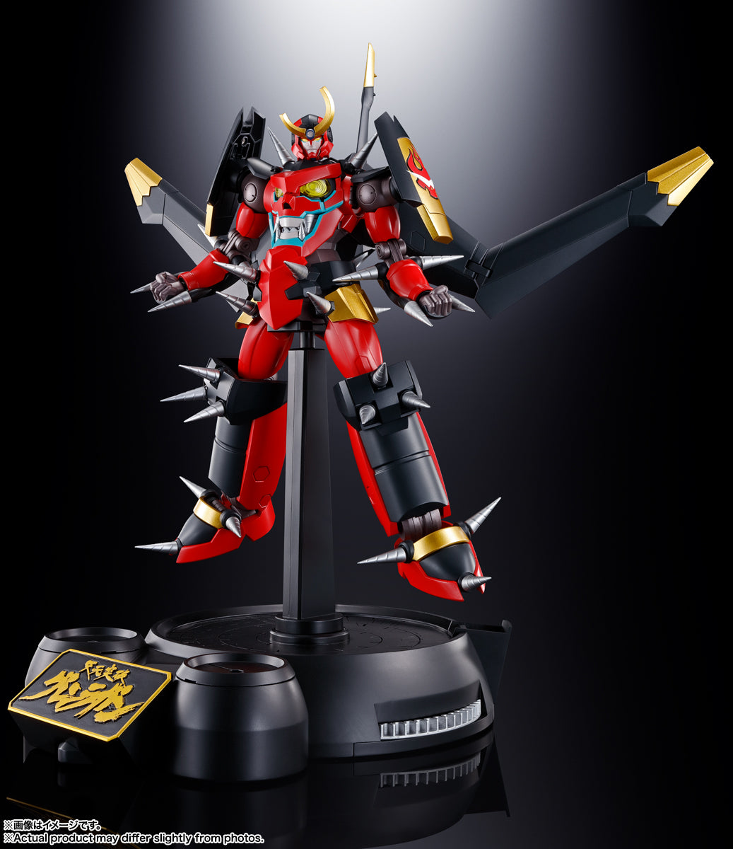 BANDAI Spirits GX-107 Gurren Lagann & Giga Drill Set "Tengen Toppa Gurren Lagann", TAMASHII NATIONS Soul of Chogokin(4573102657572)