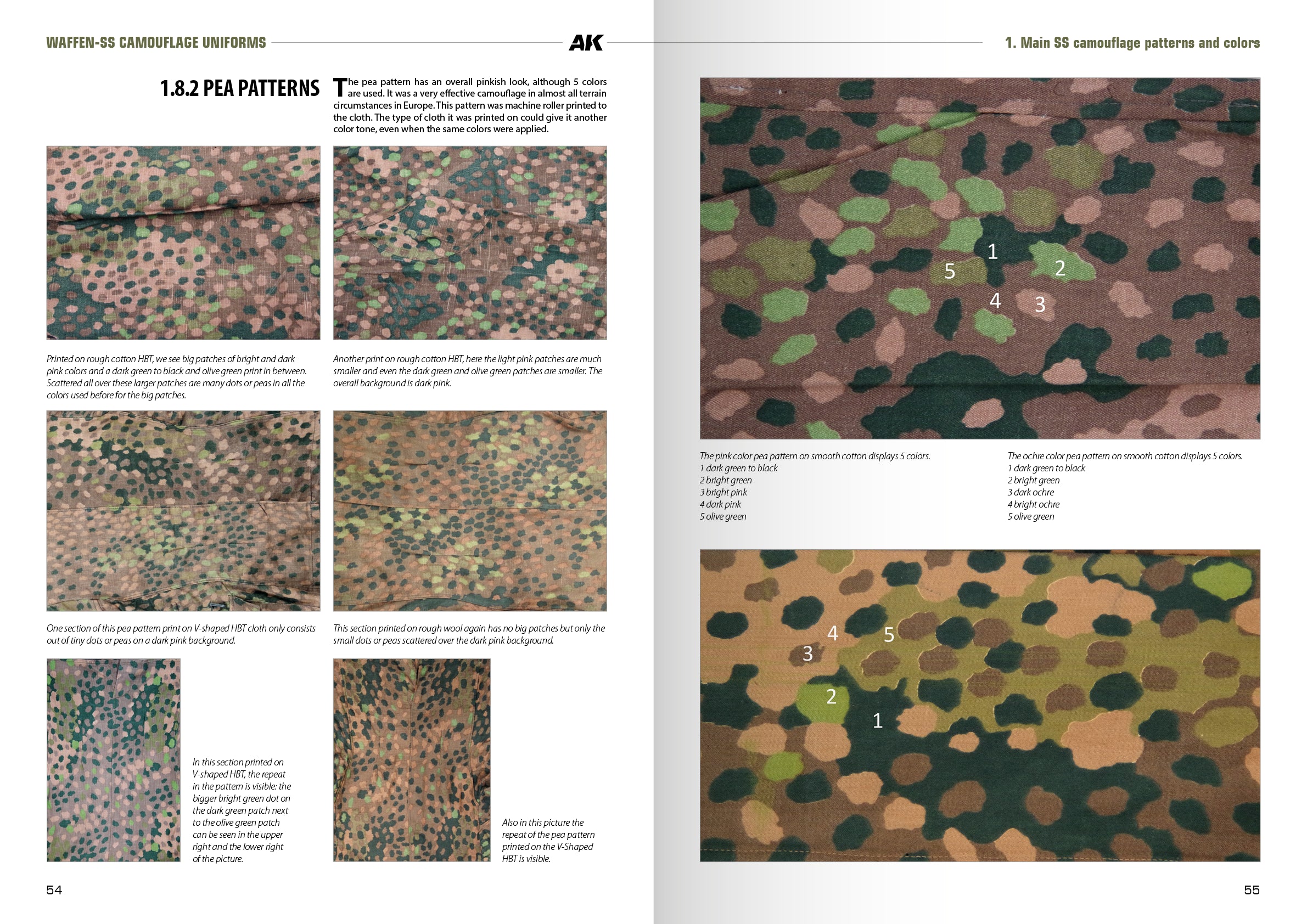 AK Interactive Waffen-ss Camouflage Uniforms (English) | 8435568337442