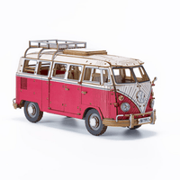 wa-gu-mi Vintage Volkswagen Type 2 (T1) Camper Van RED | 4580423525930