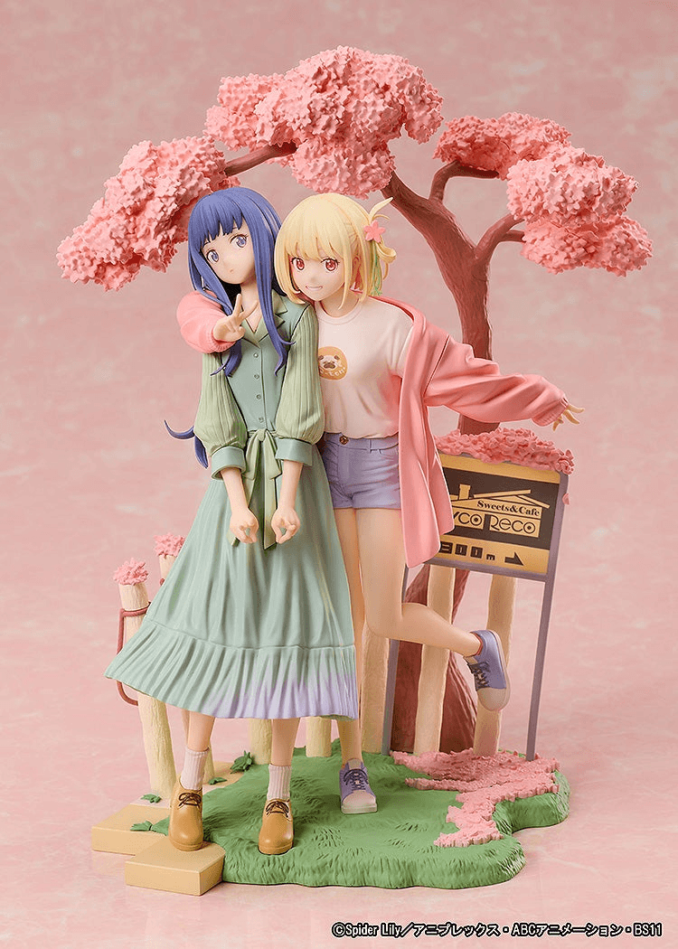 Lycoris Recoil Chisato Nishikigi &amp; Takina Inoue Spring Ver. Non-Scale Figure | 4534530998590