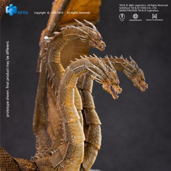 HIYA TOYS Exquisite Basic Series None Scale 10 Inch Godzilla King of the Monsters King Ghidorah 2.0(6957534205088)(6957534205088)