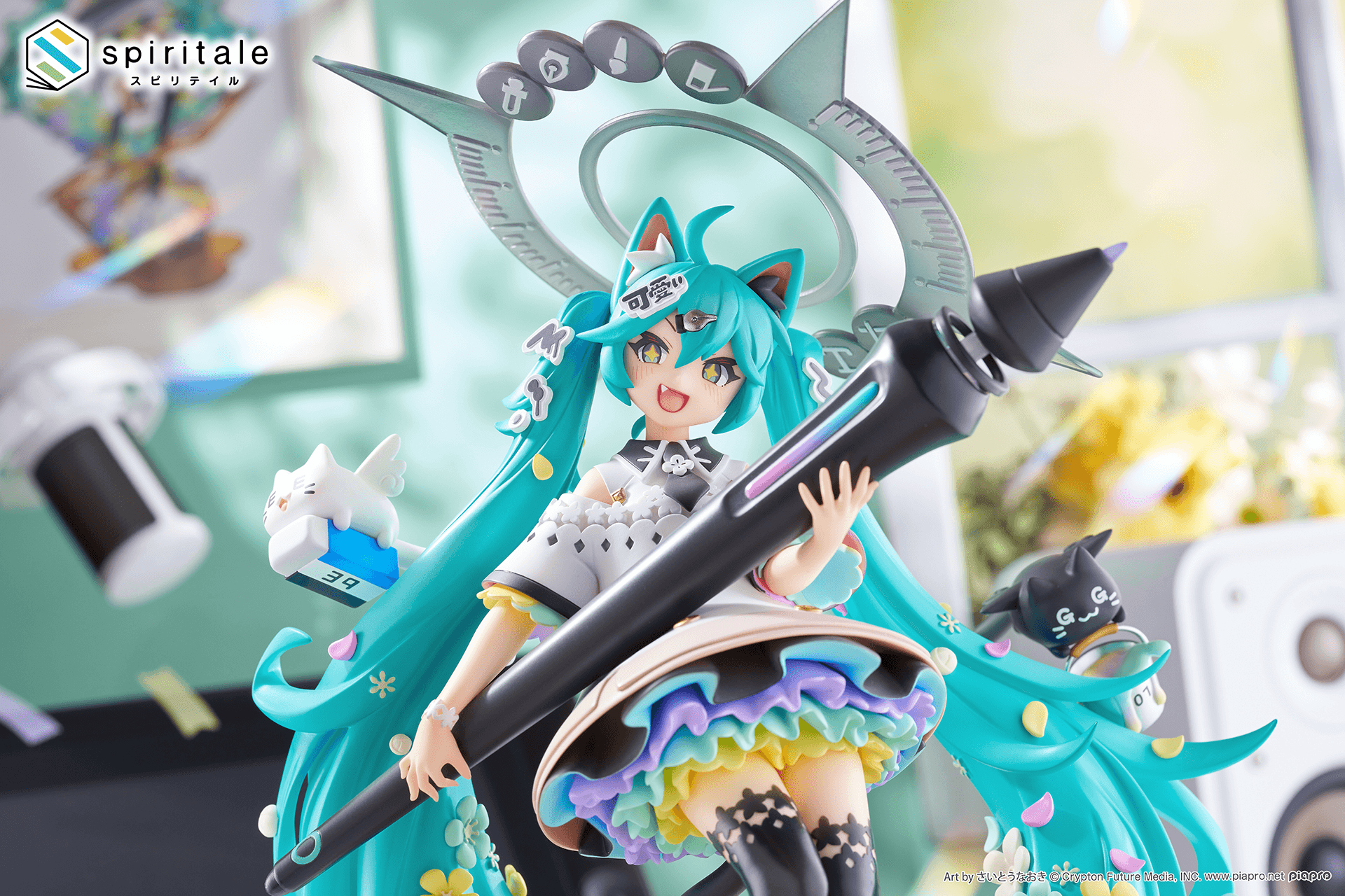 Hatsune Miku × Naoki Saito “My Figure Making!” ~The Painter ver.~ 1/7 Scale Figure | 840342405404