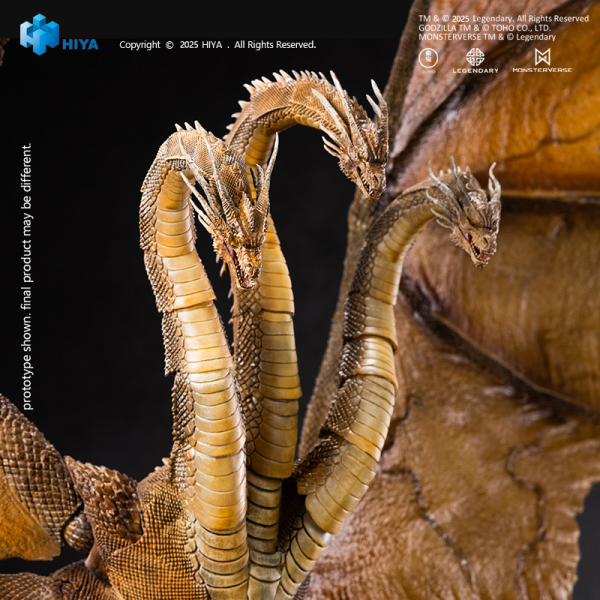 HIYA TOYS Exquisite Basic Series None Scale 10 Inch Godzilla King of the Monsters King Ghidorah 2.0(6957534205088)(6957534205088)