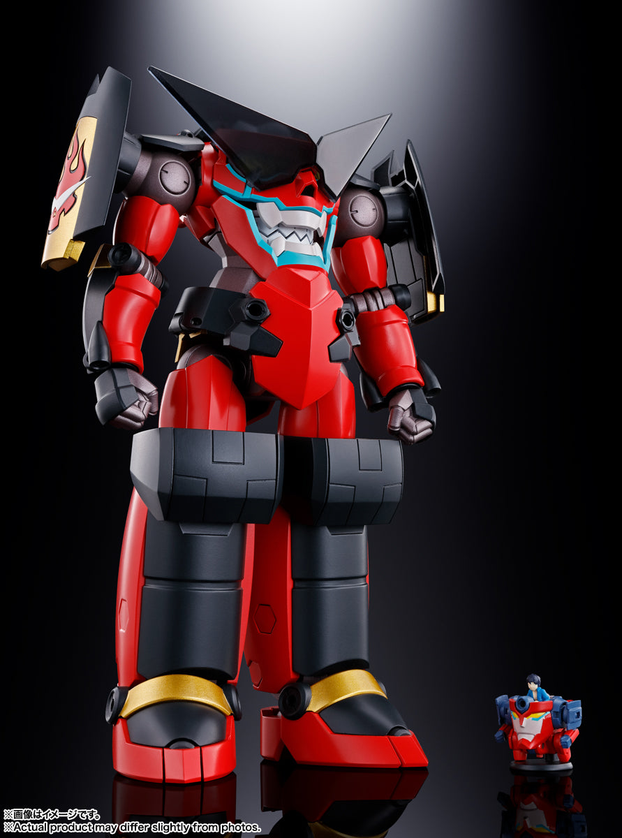 BANDAI Spirits GX-107 Gurren Lagann & Giga Drill Set "Tengen Toppa Gurren Lagann", TAMASHII NATIONS Soul of Chogokin(4573102657572)