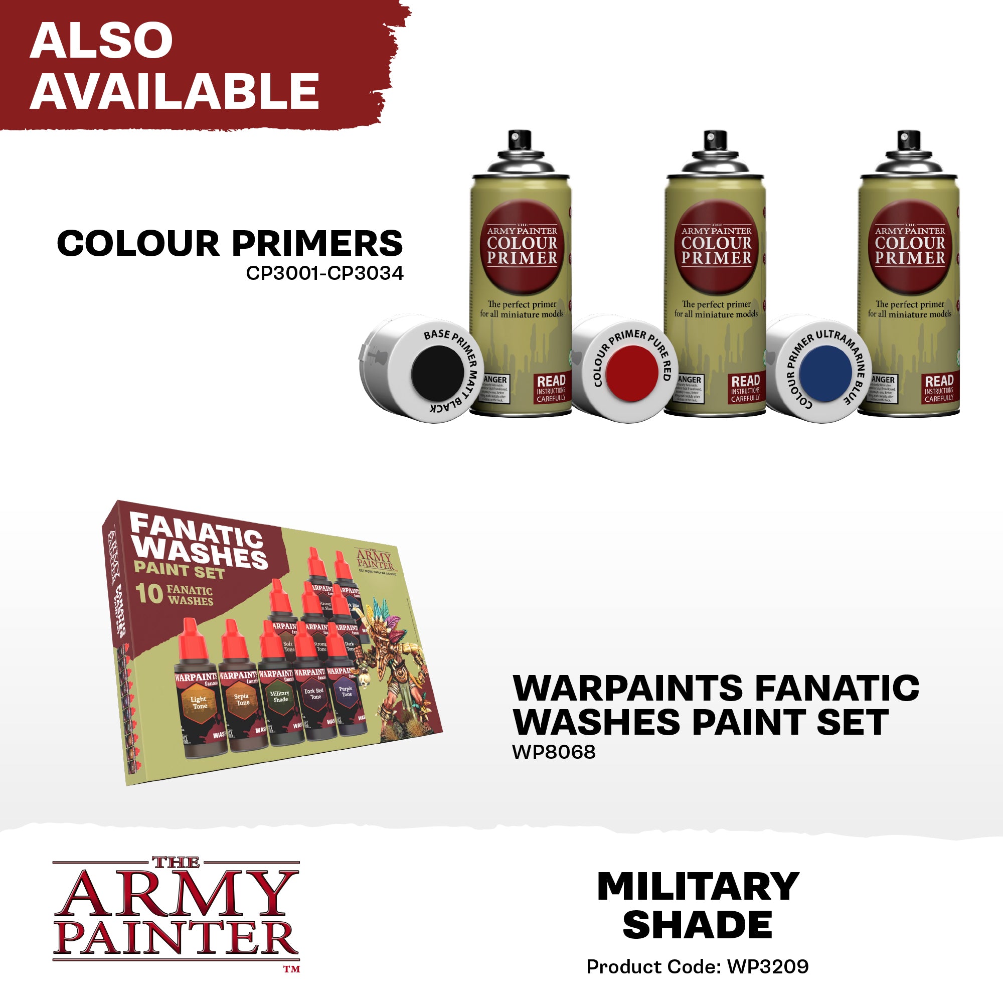 Army Painter Warpaints Fanatic Wash, Military Shade