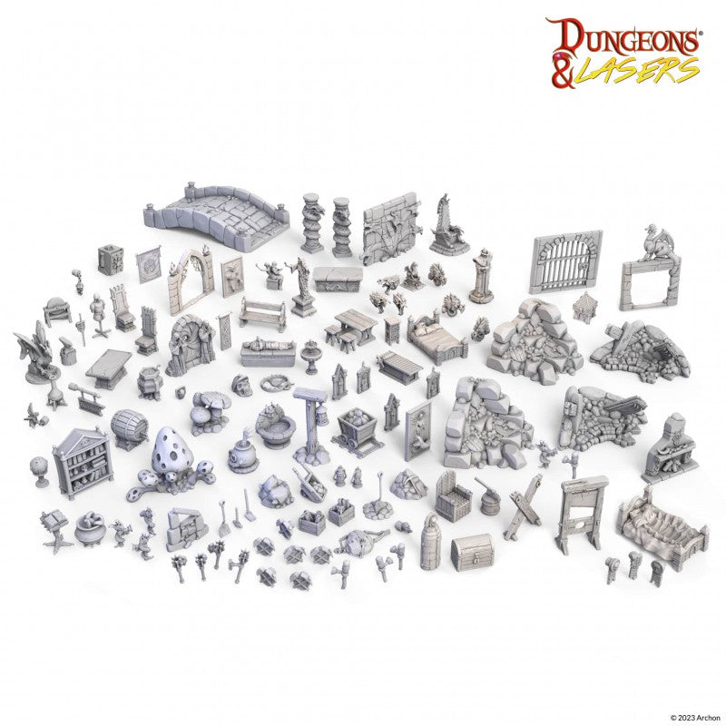 Archon Studio Dungeons and Lasers: Fantasy Props Pack (D&L: Expansion Sets) | 5901414673475
