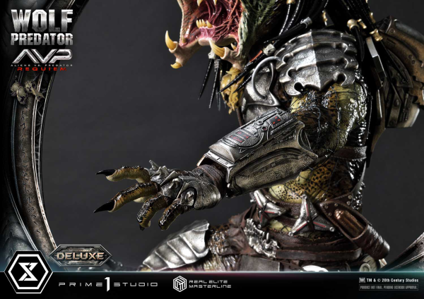 Prime 1 Studio Real Elite Masterline Aliens vs. Predator: Requiem Wolf Predator DX Bonus Version | 4582647121646