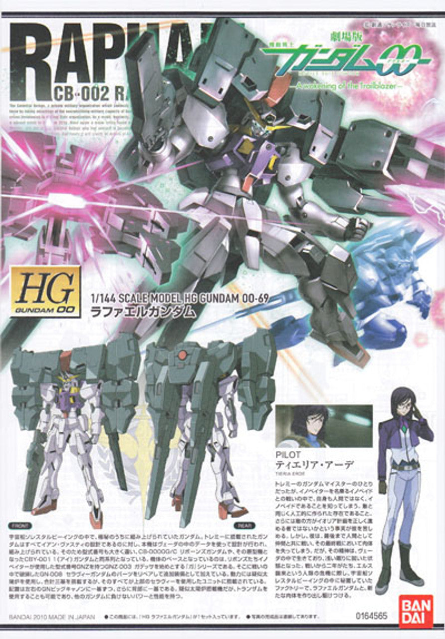 BANDAI Hobby HG 1/144 #69 Raphael Gundam
