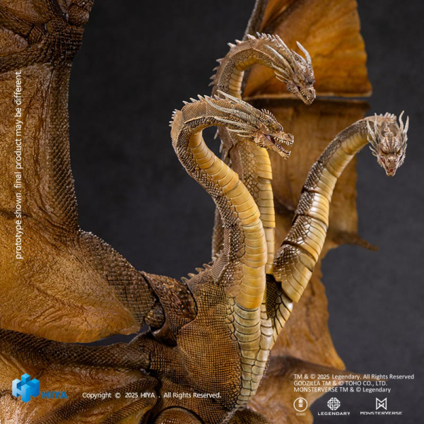 HIYA TOYS Exquisite Basic Series None Scale 10 Inch Godzilla King of the Monsters King Ghidorah 2.0(6957534205088)(6957534205088)
