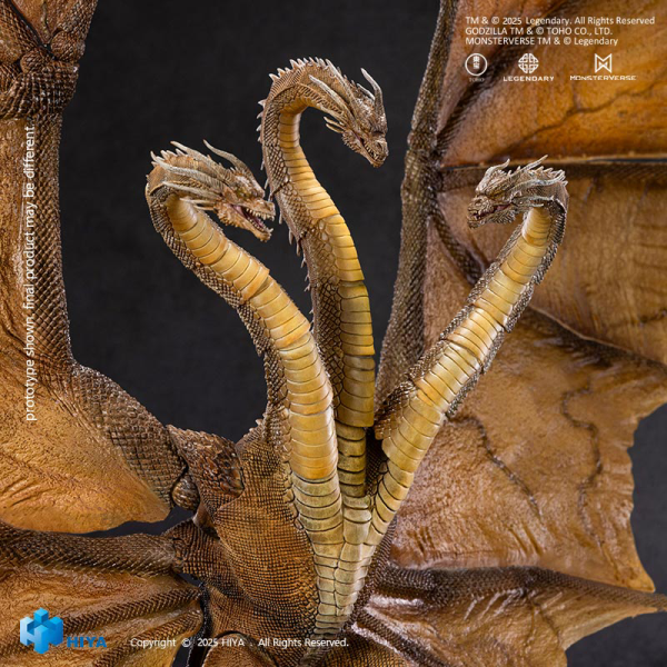HIYA TOYS Exquisite Basic Series None Scale 10 Inch Godzilla King of the Monsters King Ghidorah 2.0(6957534205088)(6957534205088)