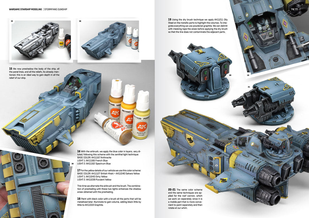 AK Interactive Learning Wargames #02 Starship Techniques - Advanced - (English) | 8435568335165