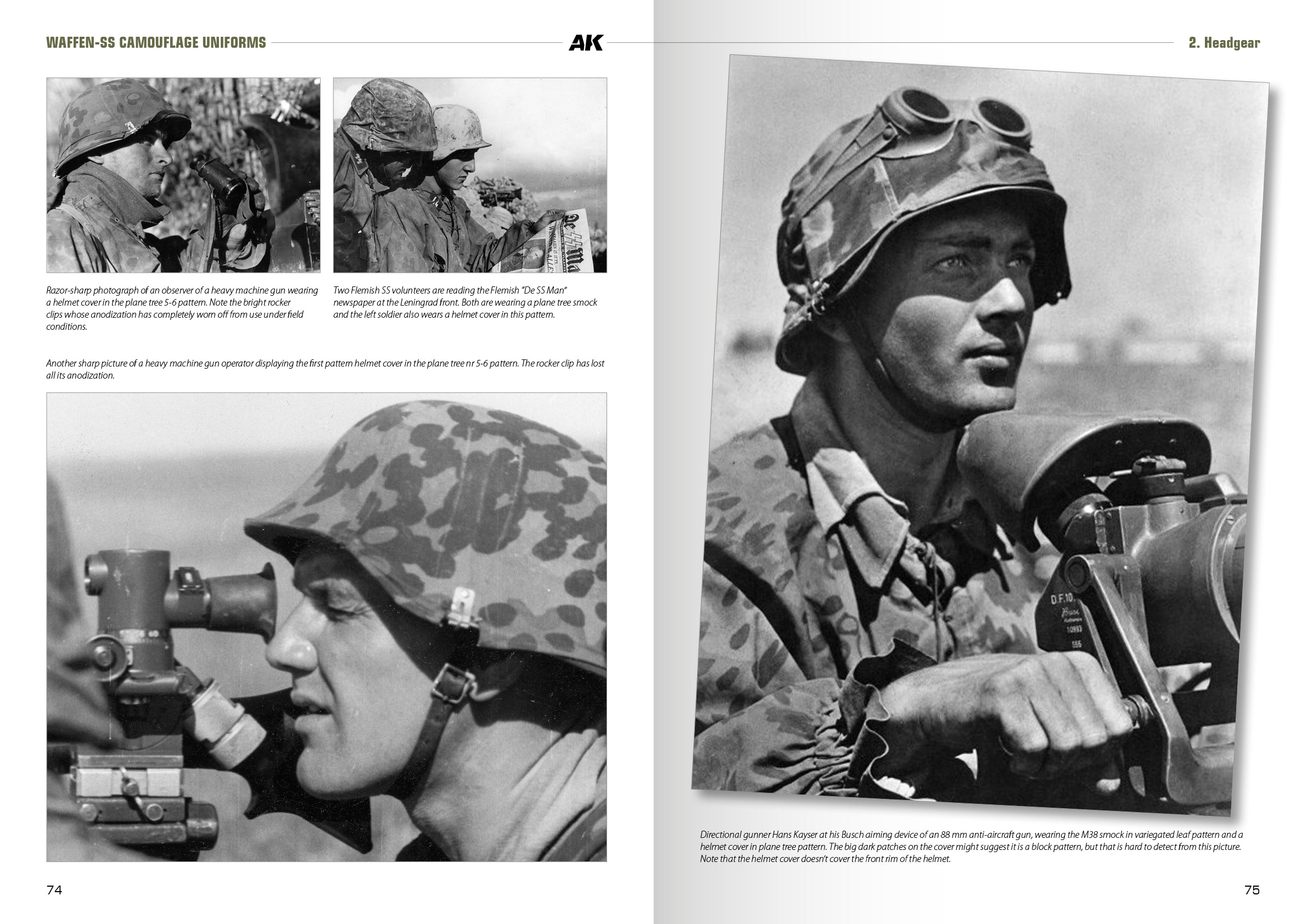 AK Interactive Waffen-ss Camouflage Uniforms (English) | 8435568337442