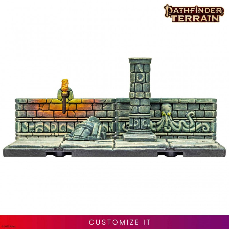 Archon Studio Dungeons and Lasers: Pathfinder Terrain: Abomination Vaults (D&L: Half-Height Walls) | 5901414672294