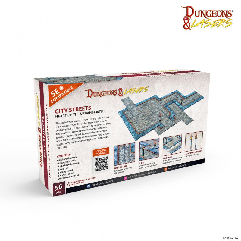 Archon Studio Dungeons and Lasers: City Streets (D&L: Expansion Sets) | 5901414673499