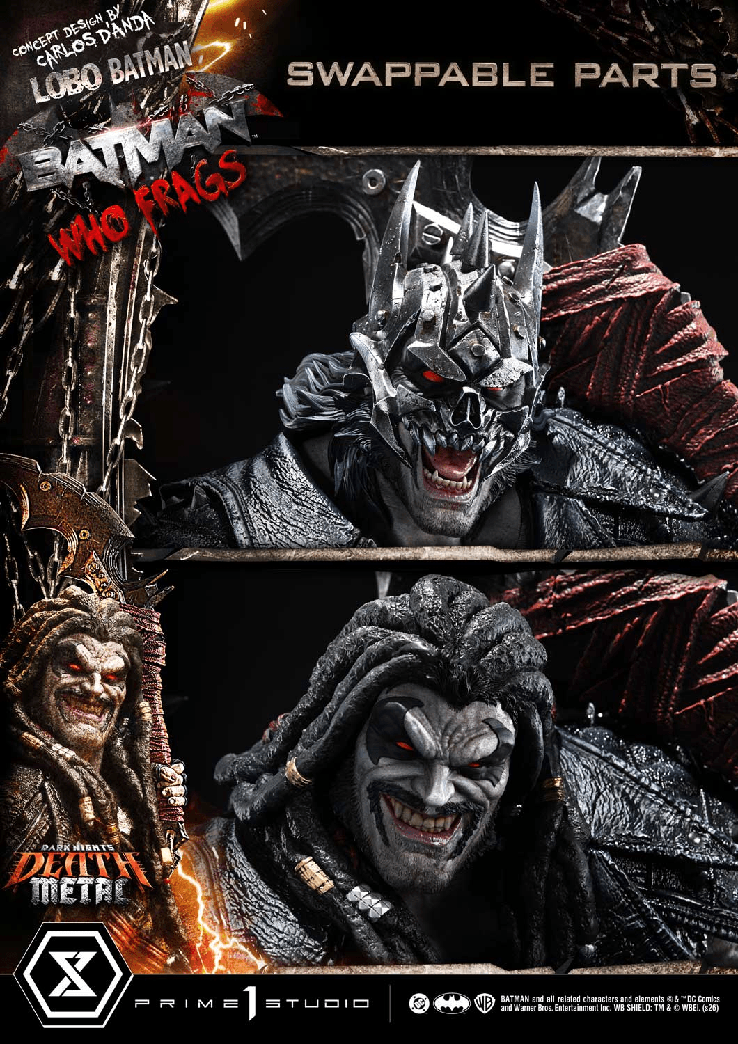 Museum Masterline Dark Nights: Death Metal (Comics) Lobo Batman: Batman Who Frags (Concept design by Carlos D'Anda)