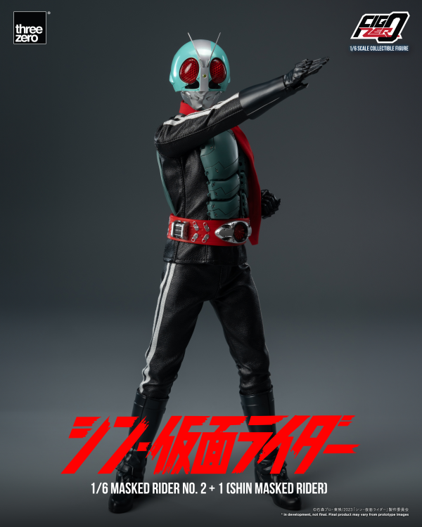 threezero SHIN MASKED RIDER - FigZero 1/6 Masked Rider No.2+1 (SHIN MASKED RIDER)(4895250812376)(4895250812376)