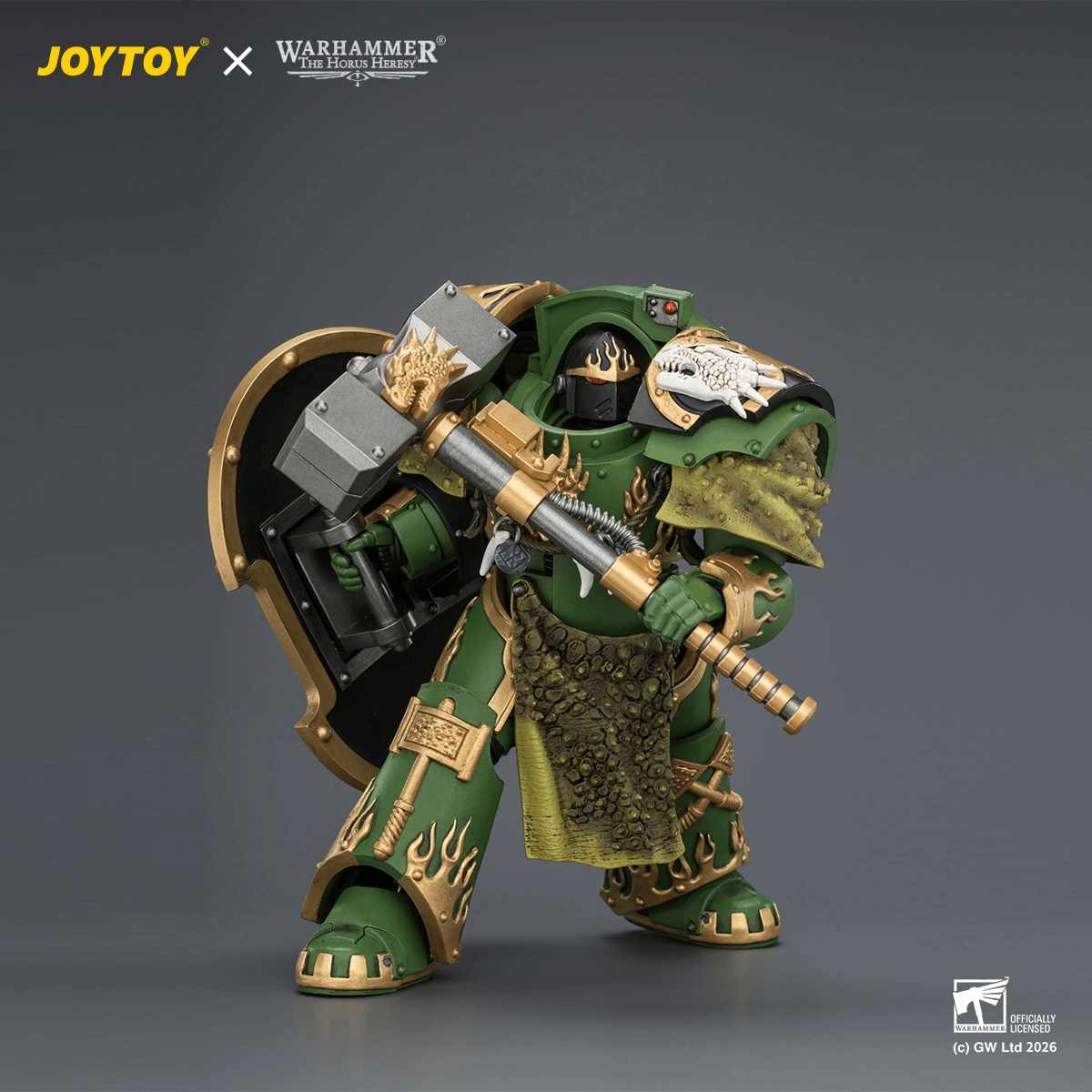 Salamanders Firedrake Terminator 1 with Thunder Hammer and Dragonscale Storm Shield