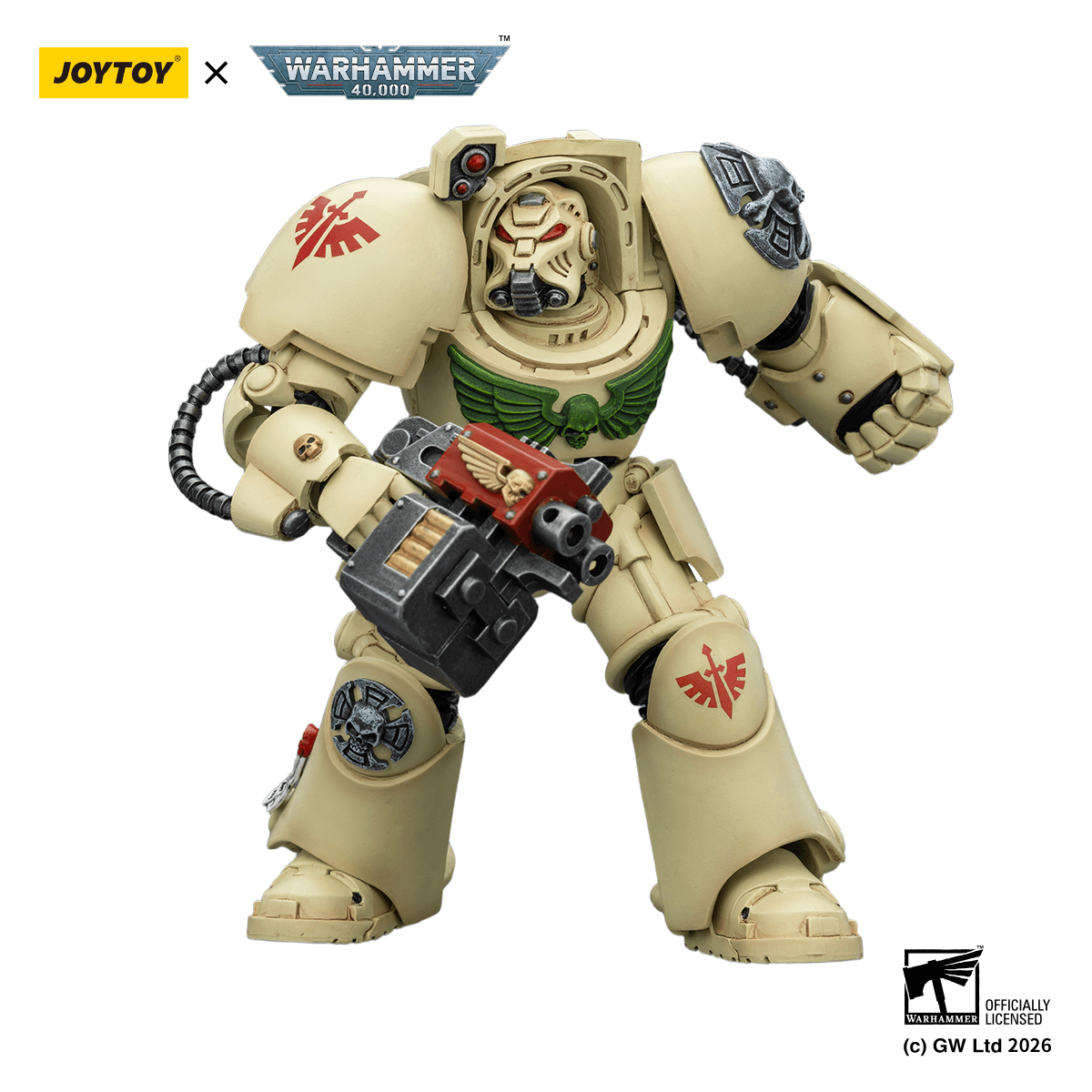 Dark Angels Deathwing Terminator 2 with Power Fist and Storm Bolter | 6927054403134