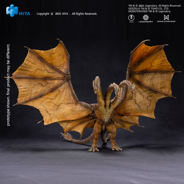 HIYA TOYS Exquisite Basic Series None Scale 10 Inch Godzilla King of the Monsters King Ghidorah 2.0(6957534205088)(6957534205088)