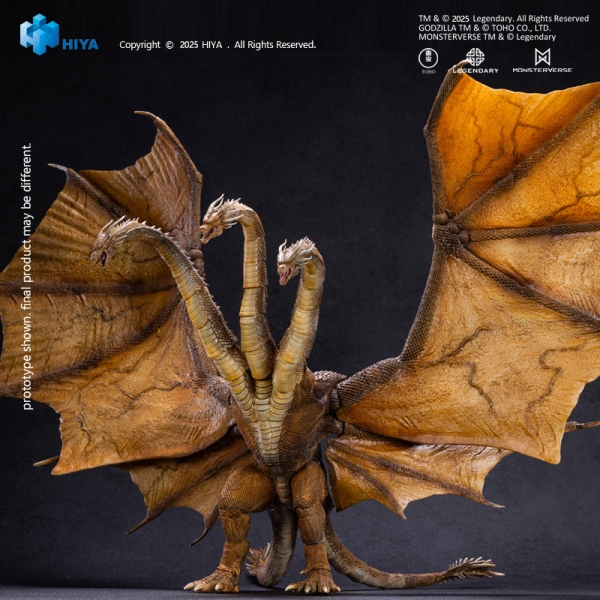 HIYA TOYS Exquisite Basic Series None Scale 10 Inch Godzilla King of the Monsters King Ghidorah 2.0(6957534205088)(6957534205088)