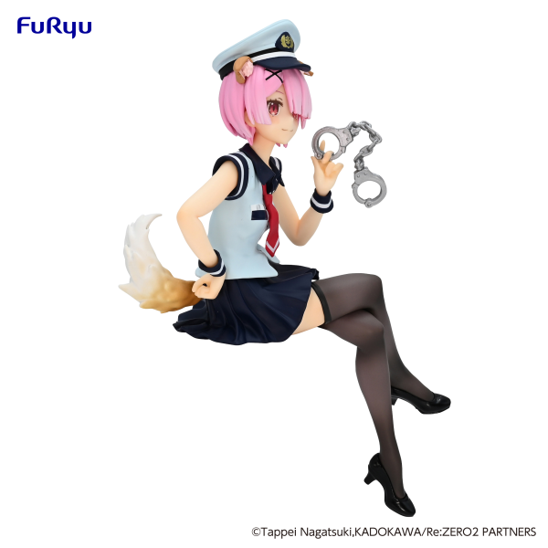 FURYU Corporation Re:ZERO -Starting Life in Another World-　Noodle Stopper Figure -Ram Police Officer Cap with Dog Ears- | 4582655070172