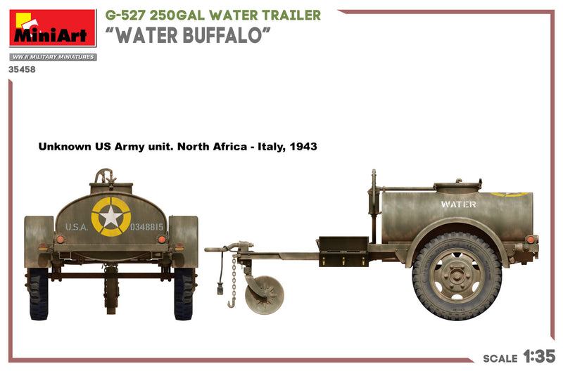 MiniArt 1/35 G-527 250GAL Water Trailer “Water Buffalo”