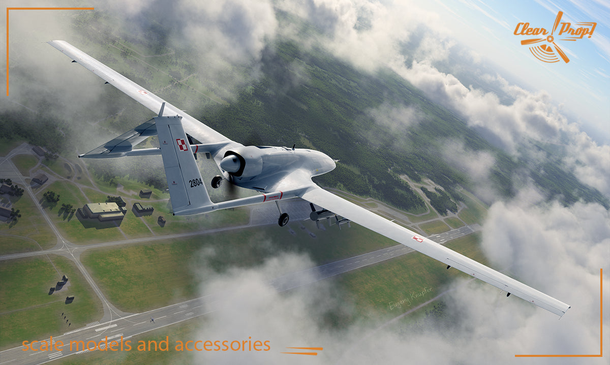 Clear Prop 1/48 TB.2 UAV in Polish service [Starter Kit] | 6400608763538