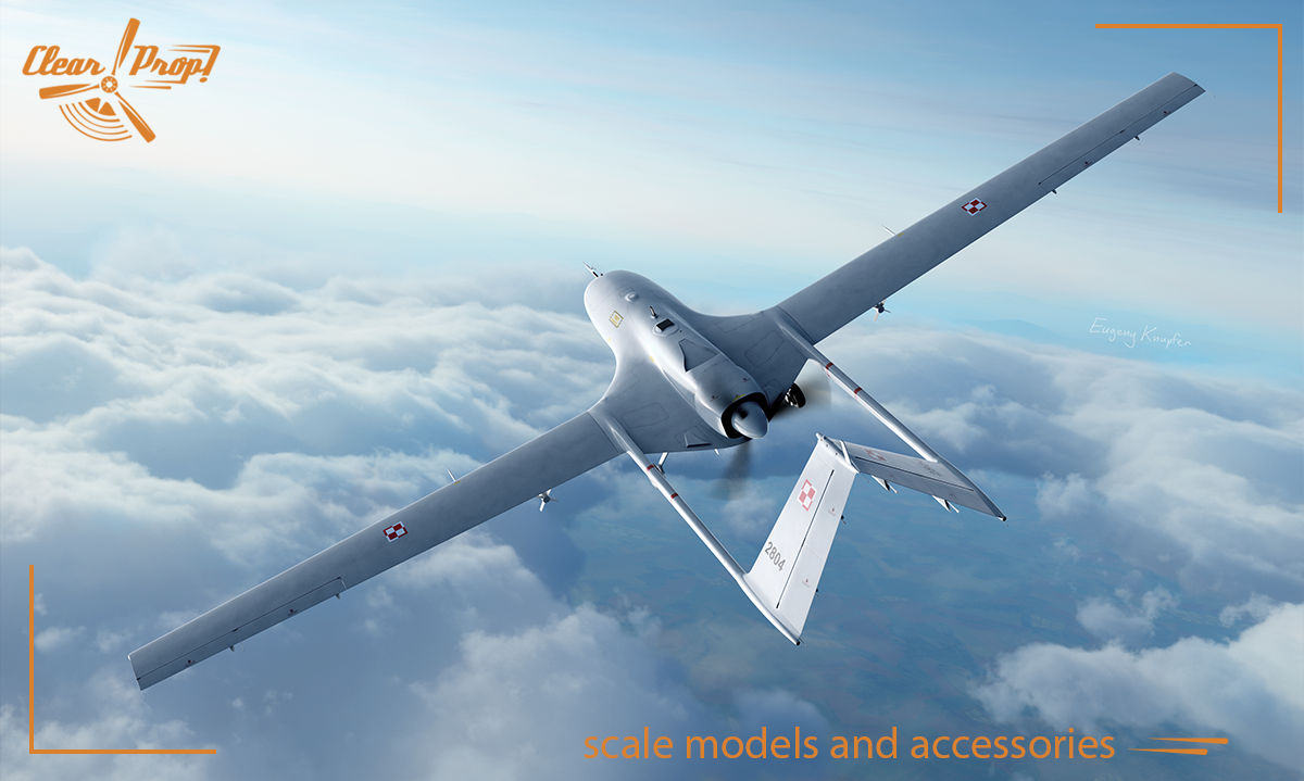 Clear Prop 1/72 TB.2 UAV in Polish service [Starter Kit] | 6400608763767