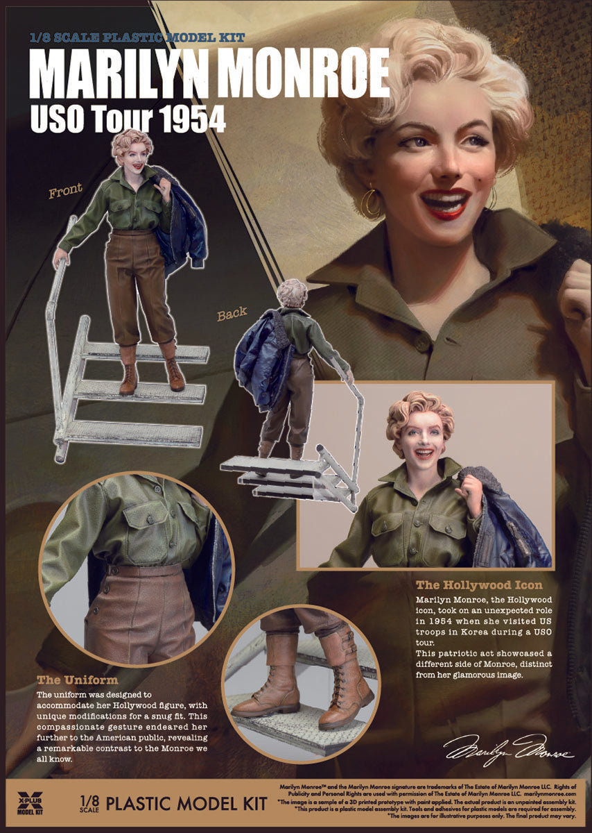 X-Plus 1/8 Marilyn Monroe USO Tour 1954