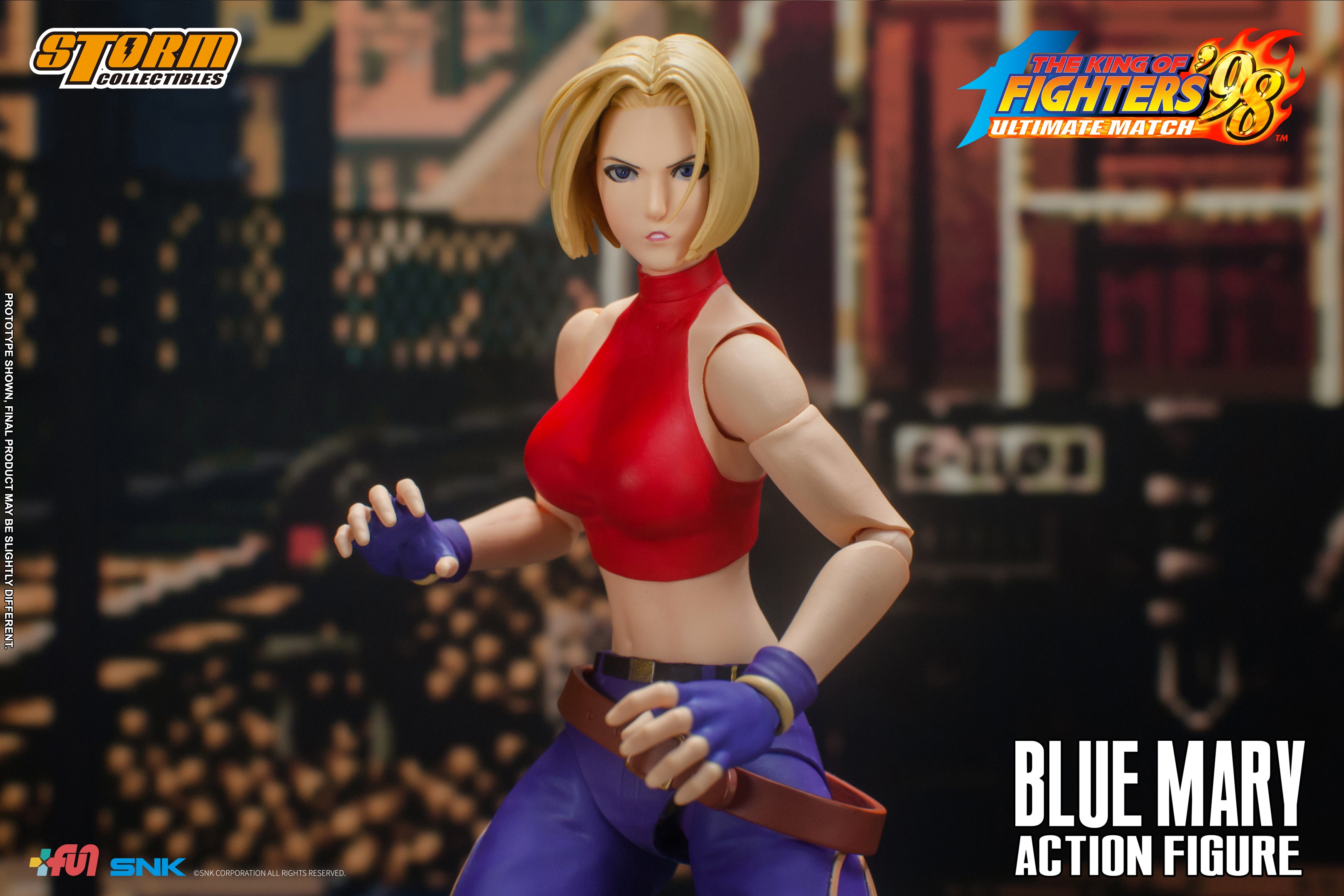 Storm Collectibles 1/12 Action Figure Blue Mary "King of Fighters '98" | 4897072872187