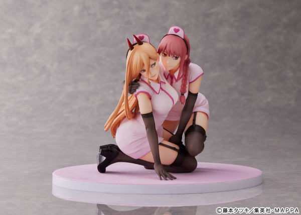 Good Smile Company Chainsaw Man Power & Makima Nurse Ver. 1/7 Scale Figure set(4580736409286)(4580736409286)