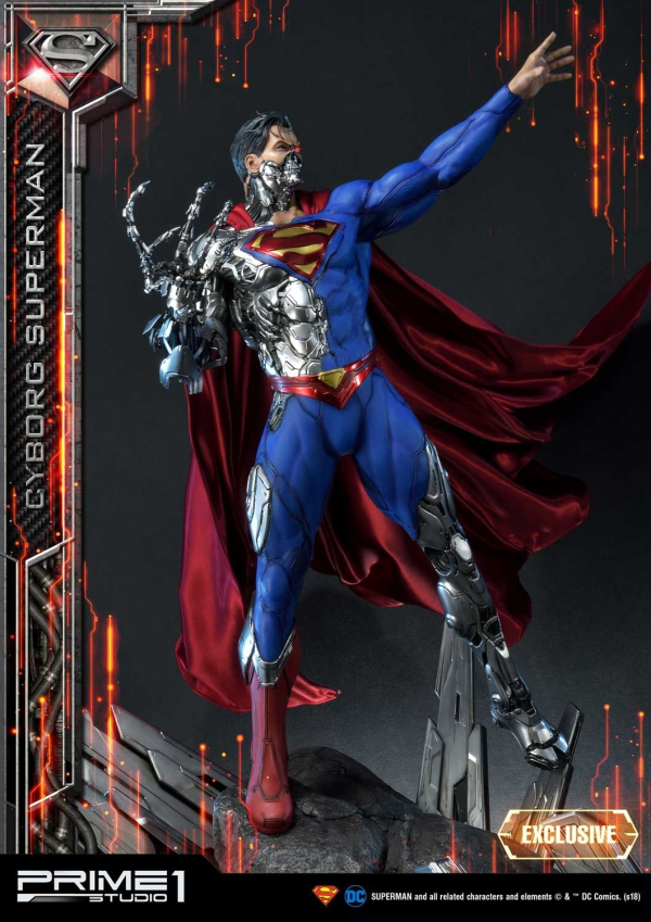 Prime 1 Studio Museum Masterline Superman (Comics) Cyborg Superman EX Version(4562471908019)(4562471908019)
