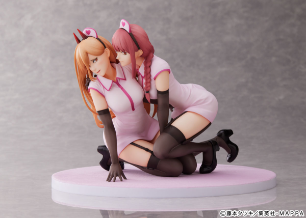 Good Smile Company Chainsaw Man Power & Makima Nurse Ver. 1/7 Scale Figure set(4580736409286)(4580736409286)