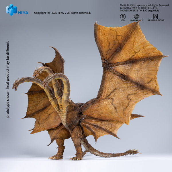 HIYA TOYS Exquisite Basic Series None Scale 10 Inch Godzilla King of the Monsters King Ghidorah 2.0(6957534205088)(6957534205088)